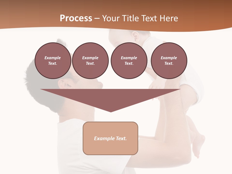 Gray Isolated On White Son PowerPoint Template