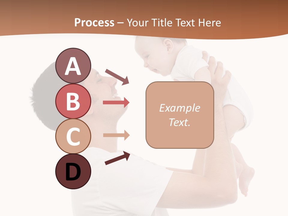 Gray Isolated On White Son PowerPoint Template