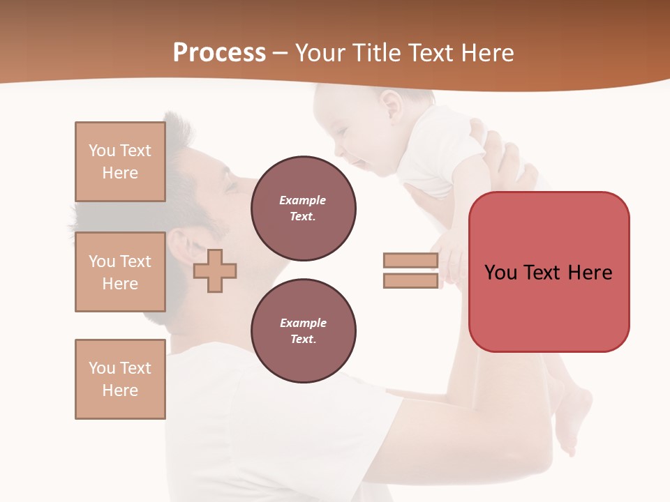 Gray Isolated On White Son PowerPoint Template