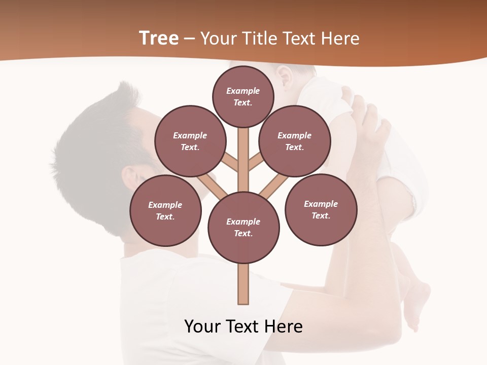 Gray Isolated On White Son PowerPoint Template