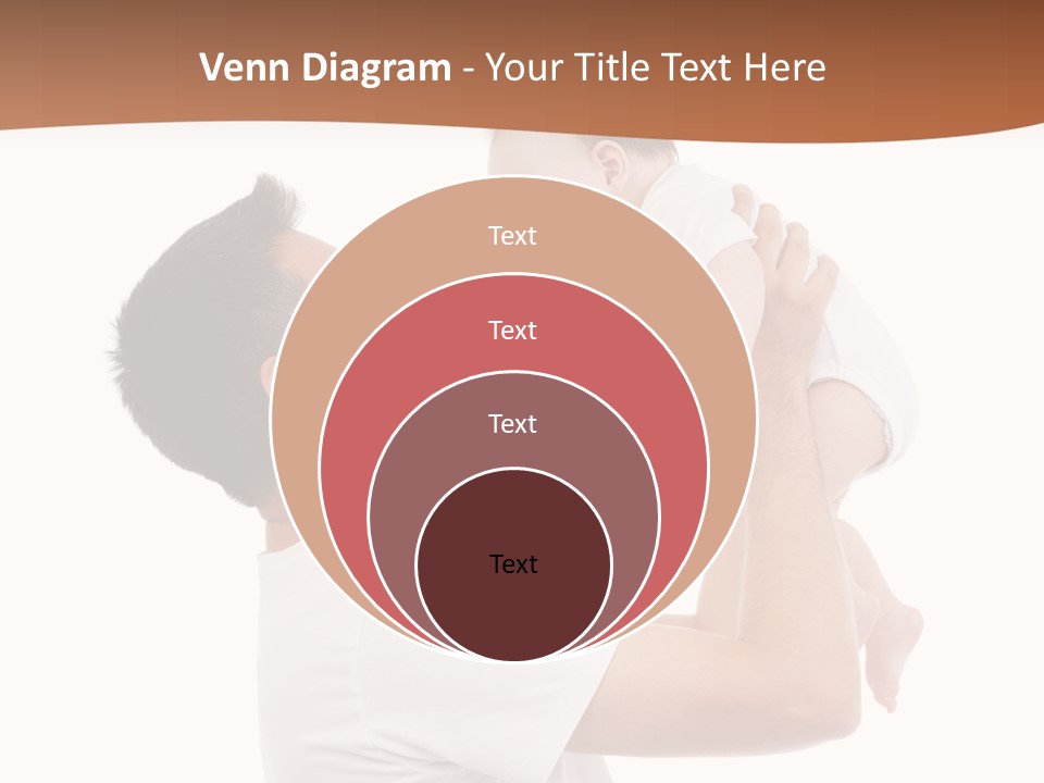 Gray Isolated On White Son PowerPoint Template