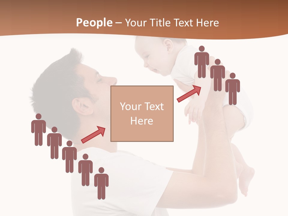 Gray Isolated On White Son PowerPoint Template