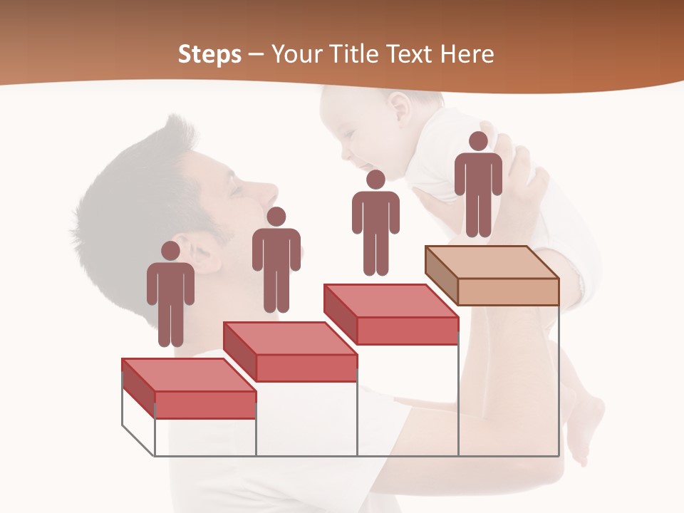 Gray Isolated On White Son PowerPoint Template