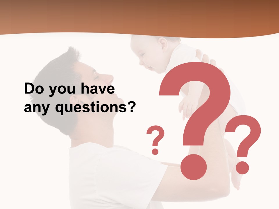 Gray Isolated On White Son PowerPoint Template