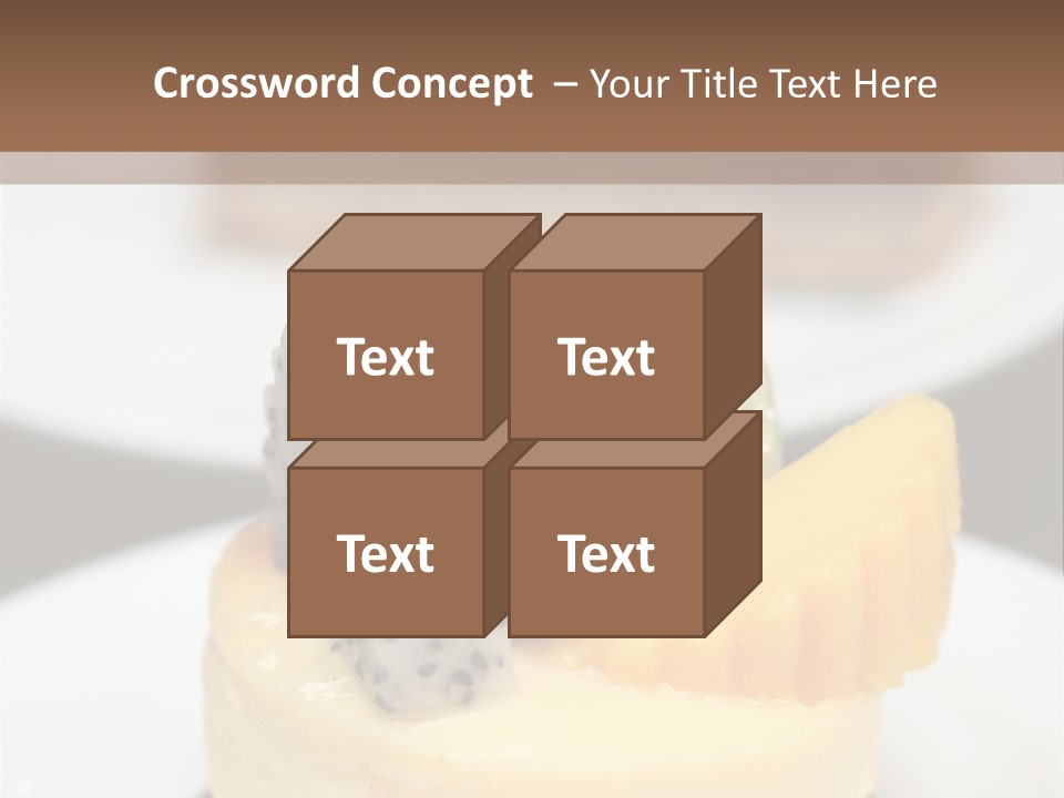 Dessert Presentation Freshness PowerPoint Template