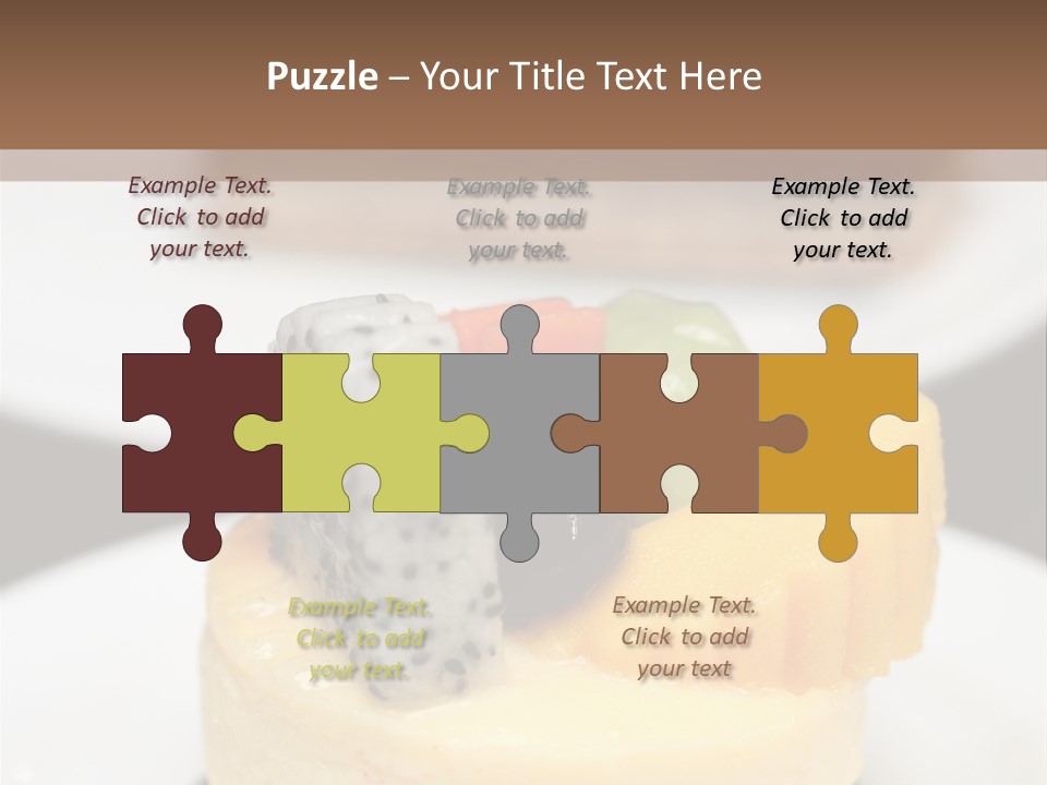 Dessert Presentation Freshness PowerPoint Template