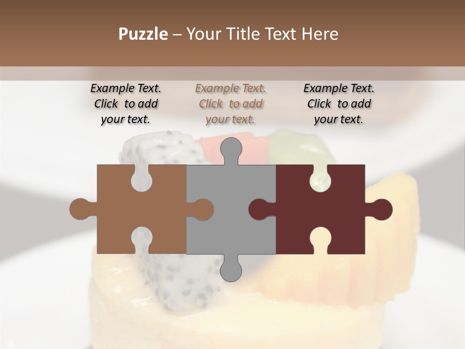 Dessert Presentation Freshness PowerPoint Template