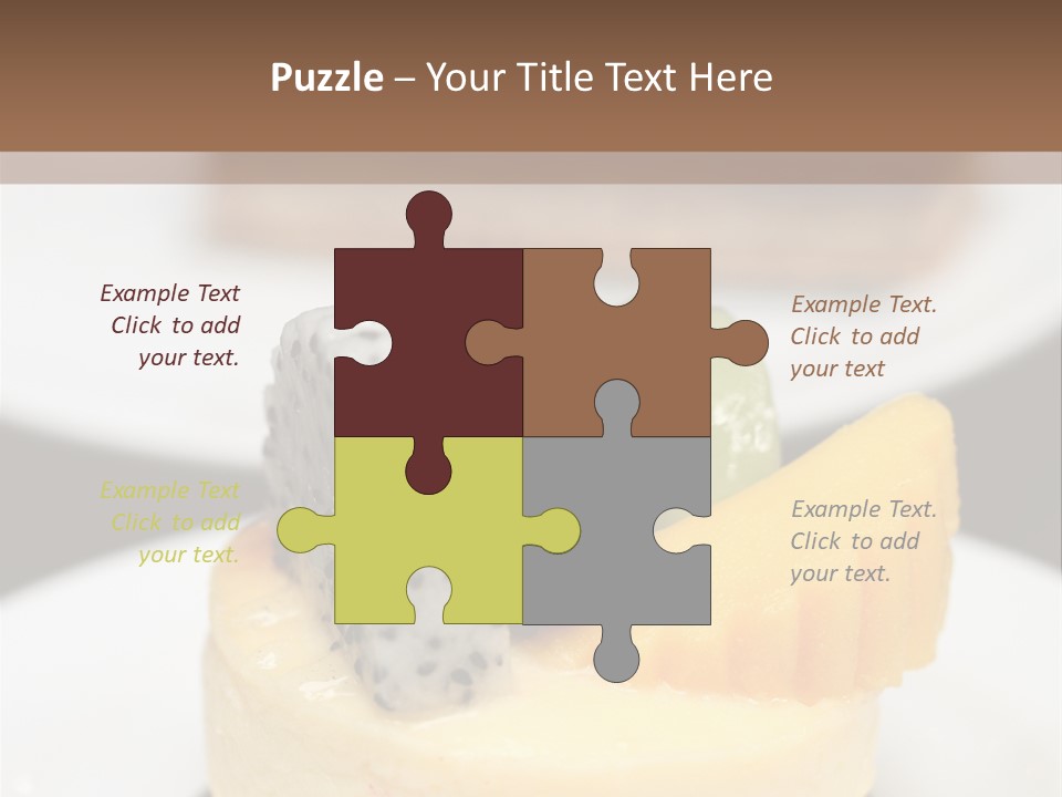 Dessert Presentation Freshness PowerPoint Template