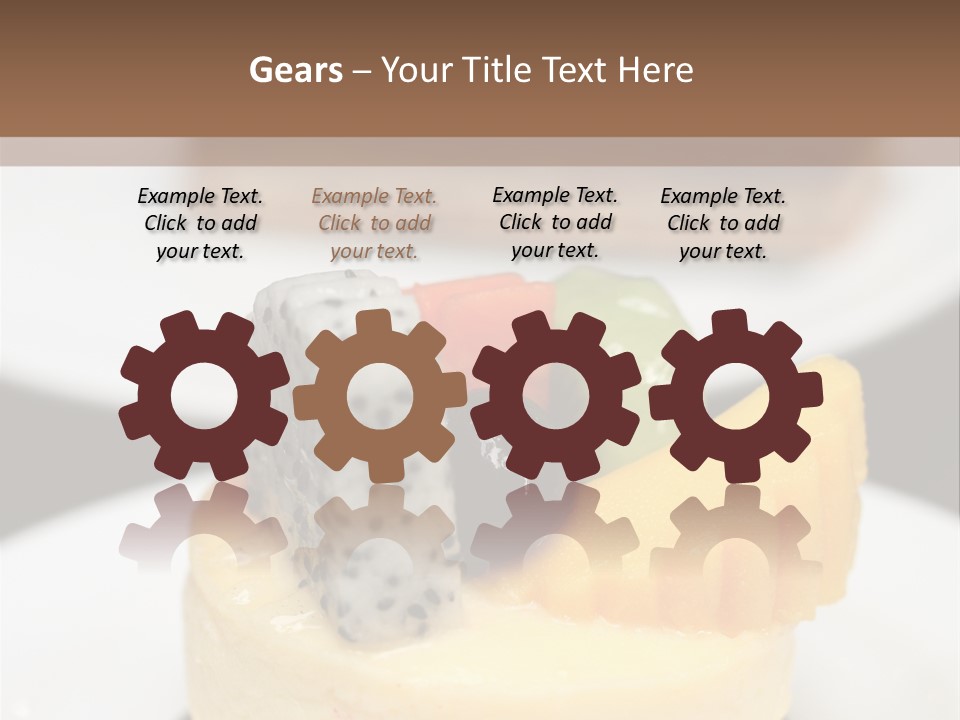 Dessert Presentation Freshness PowerPoint Template