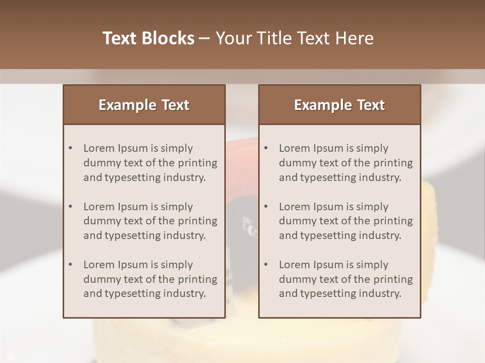 Dessert Presentation Freshness PowerPoint Template
