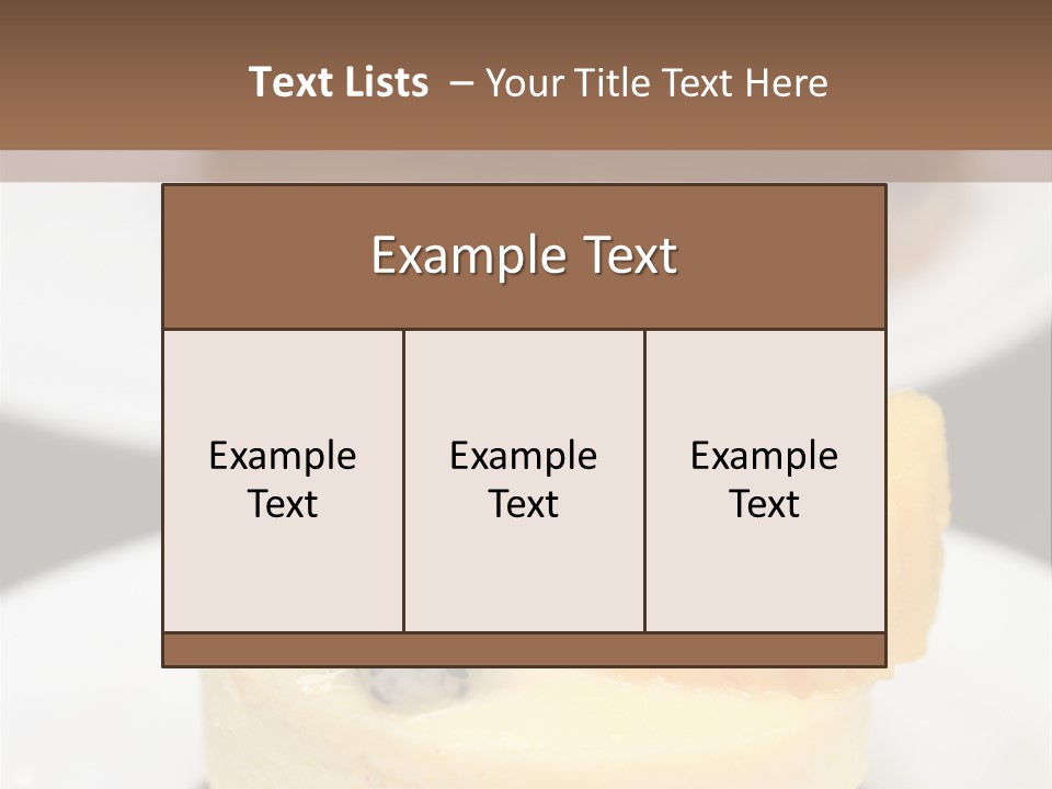Dessert Presentation Freshness PowerPoint Template