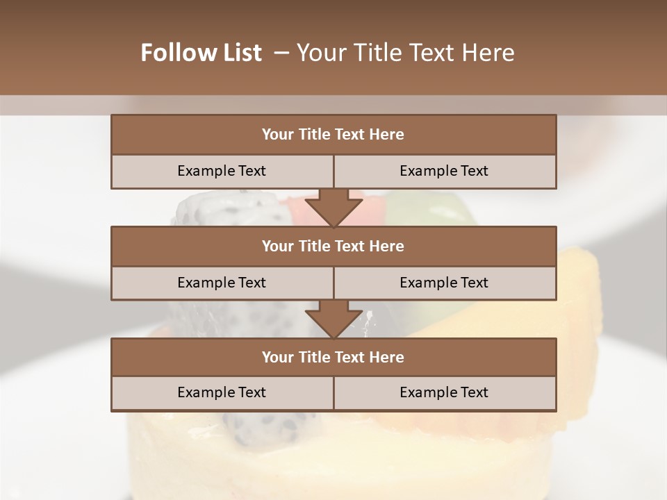 Dessert Presentation Freshness PowerPoint Template