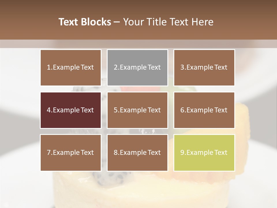 Dessert Presentation Freshness PowerPoint Template