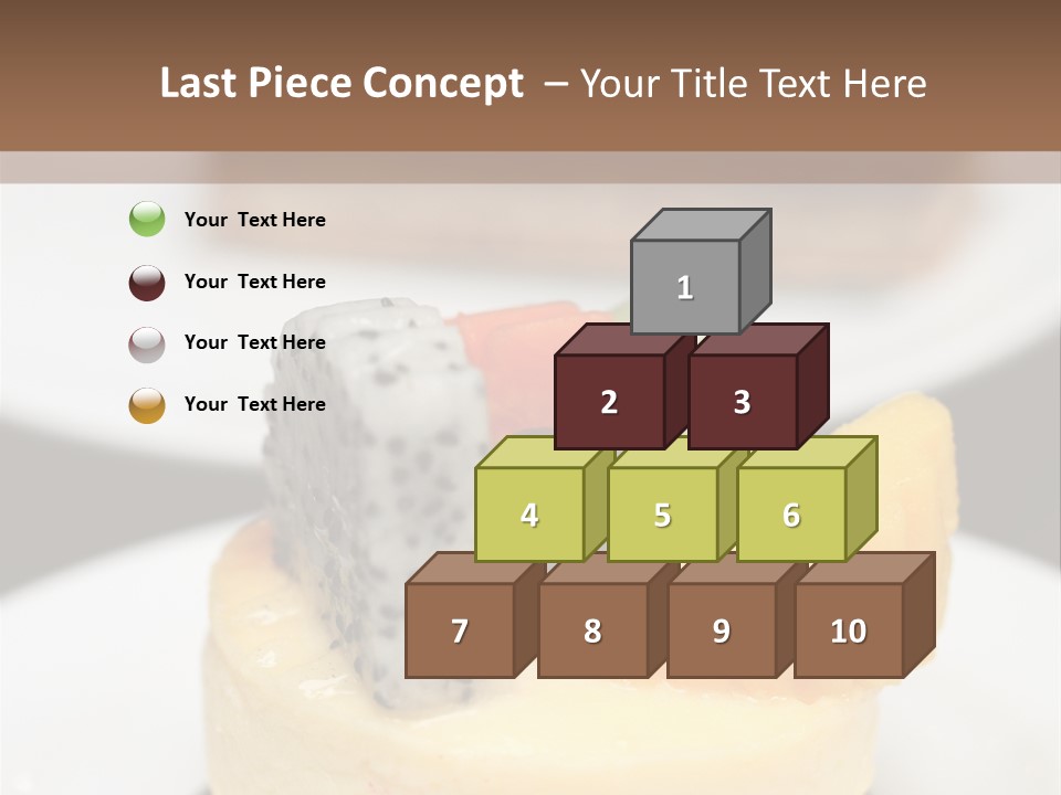 Dessert Presentation Freshness PowerPoint Template