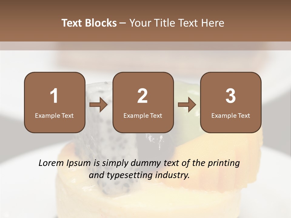 Dessert Presentation Freshness PowerPoint Template