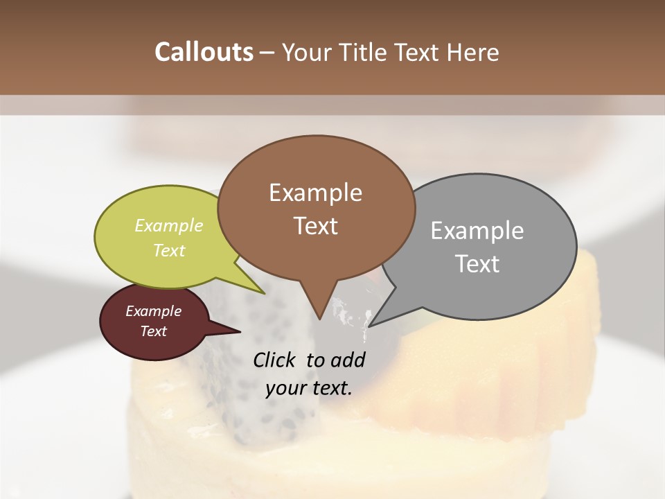 Dessert Presentation Freshness PowerPoint Template