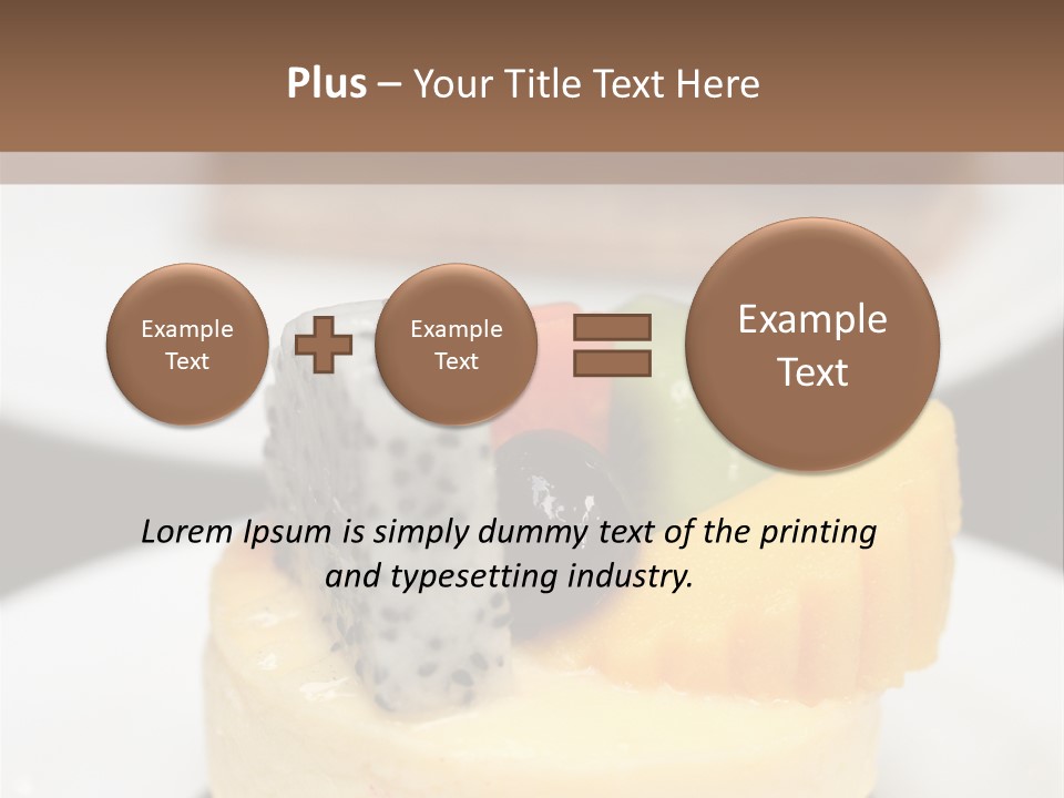 Dessert Presentation Freshness PowerPoint Template