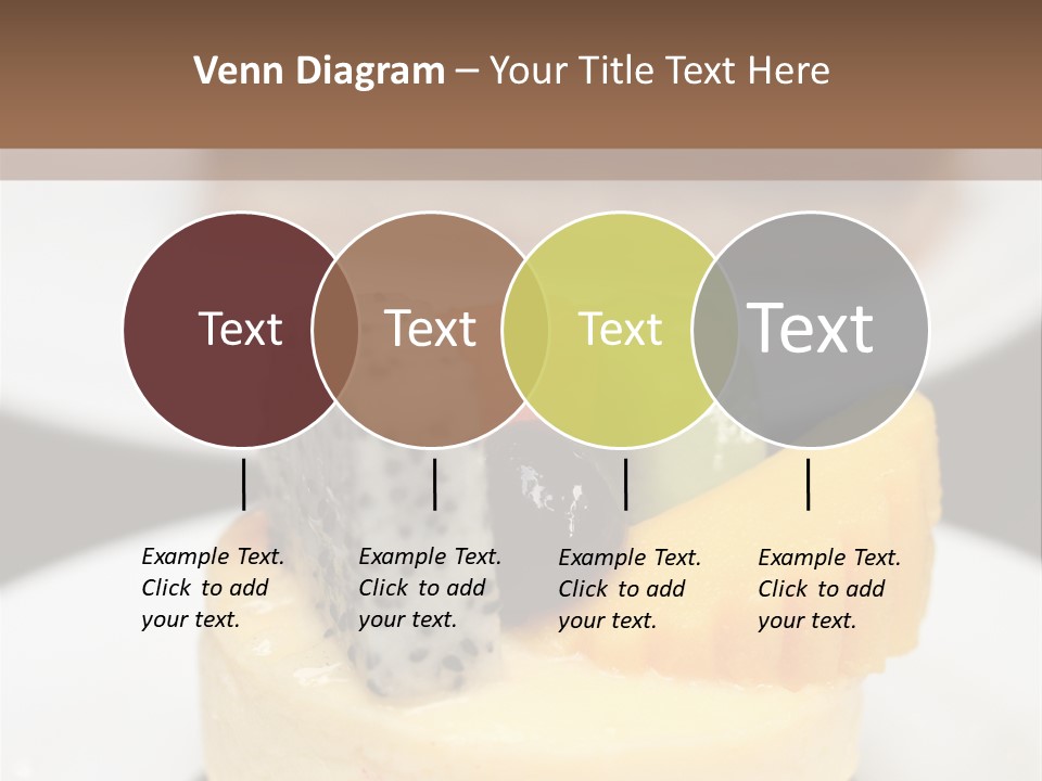 Dessert Presentation Freshness PowerPoint Template