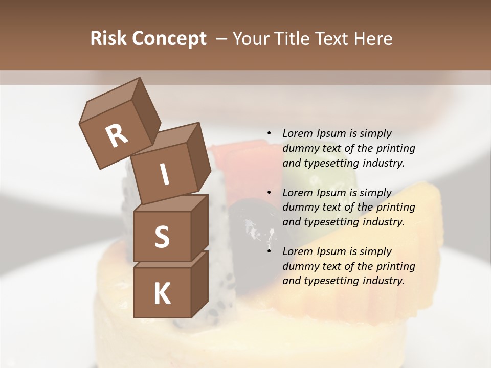 Dessert Presentation Freshness PowerPoint Template