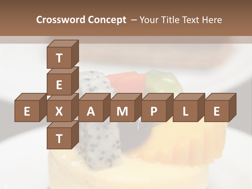 Dessert Presentation Freshness PowerPoint Template