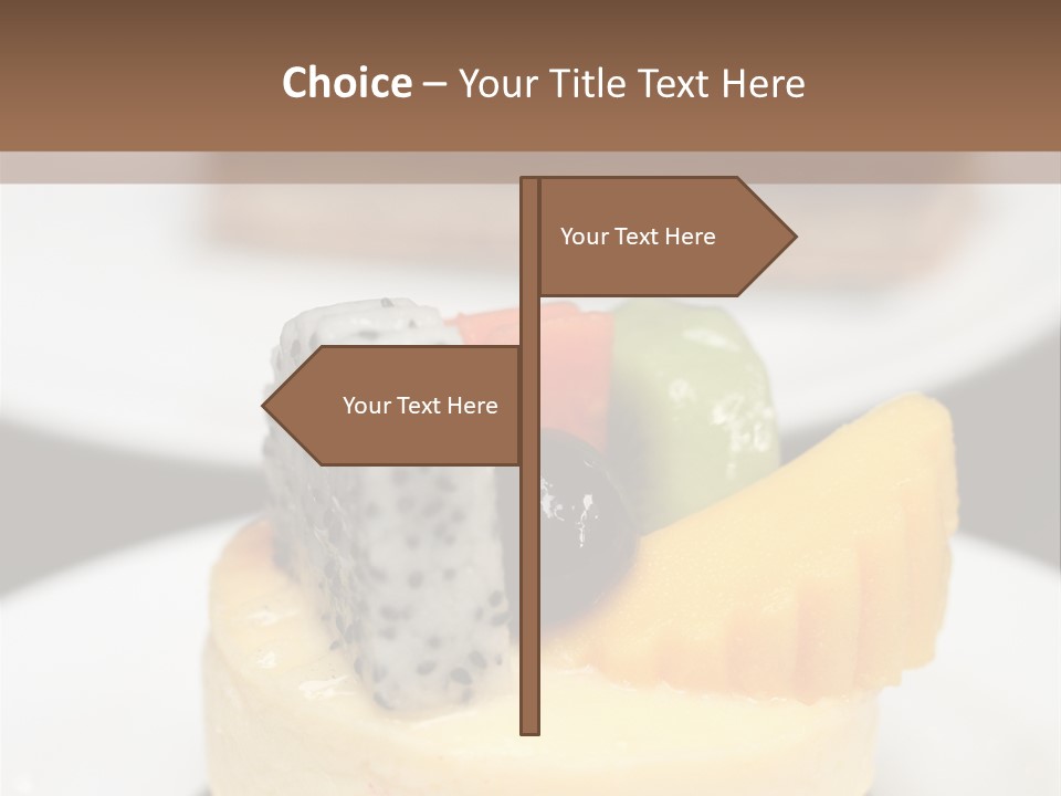 Dessert Presentation Freshness PowerPoint Template