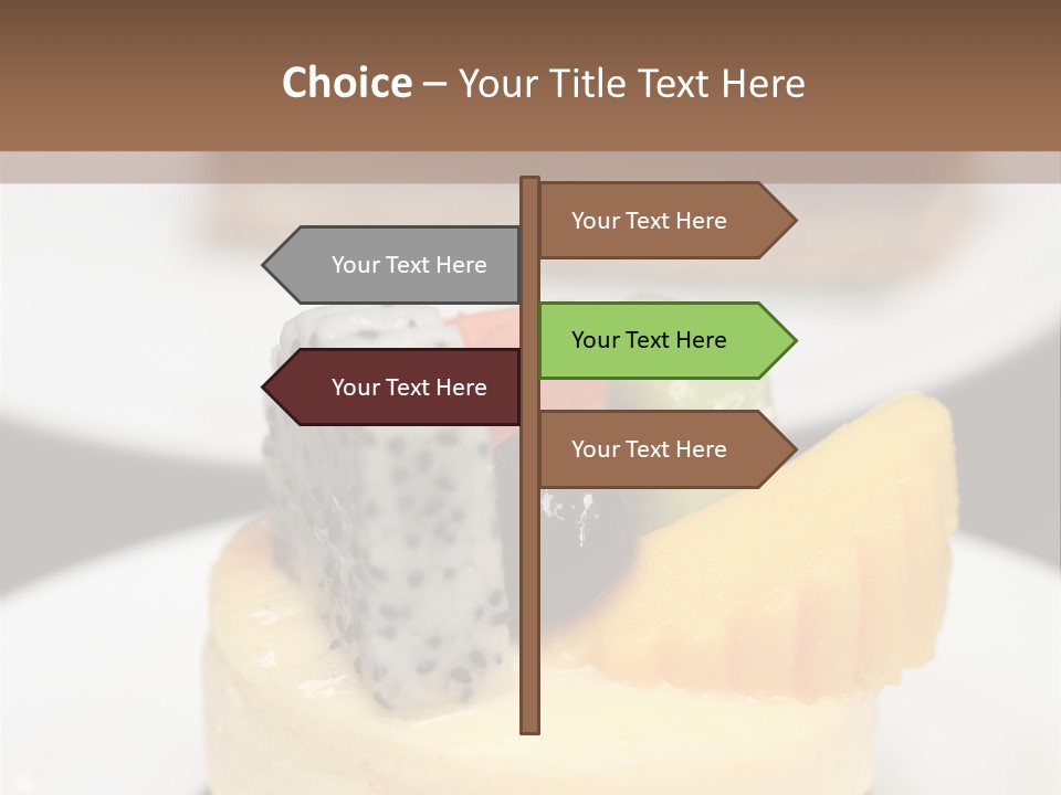 Dessert Presentation Freshness PowerPoint Template
