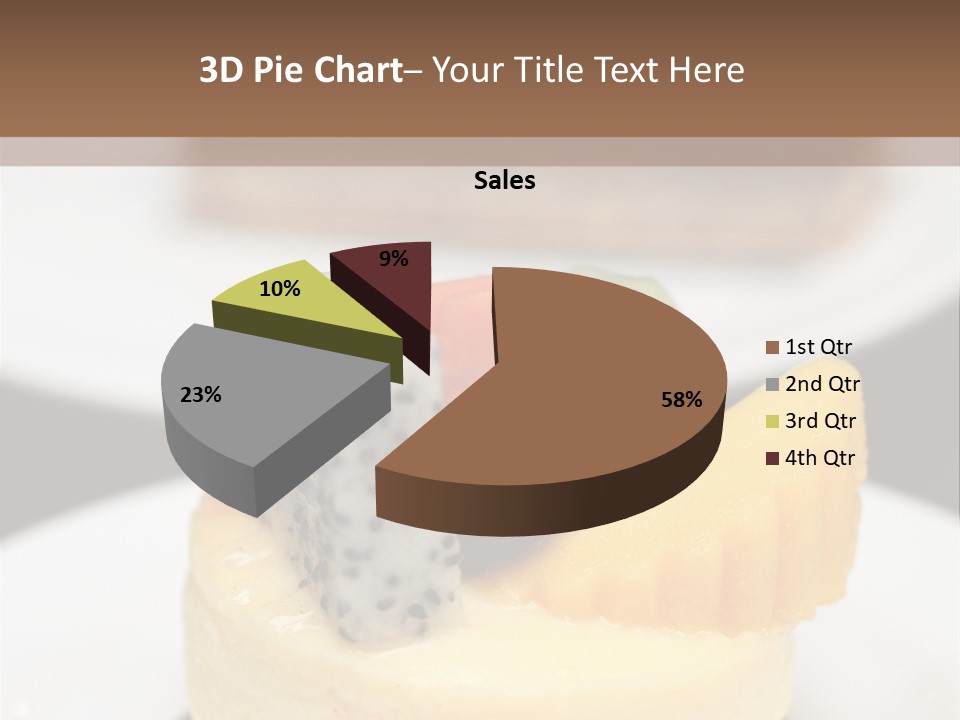 Dessert Presentation Freshness PowerPoint Template