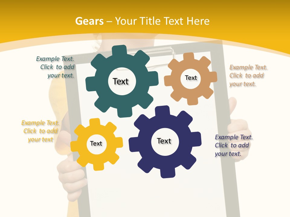 Cheerful People Smile PowerPoint Template