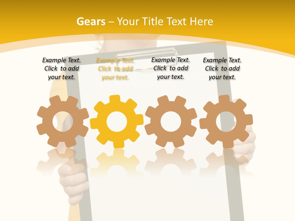 Cheerful People Smile PowerPoint Template