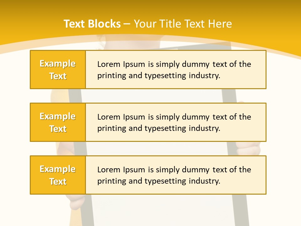 Cheerful People Smile PowerPoint Template