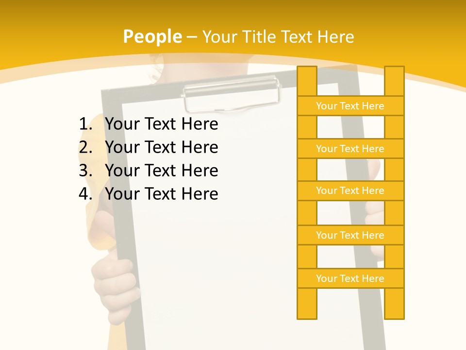 Cheerful People Smile PowerPoint Template
