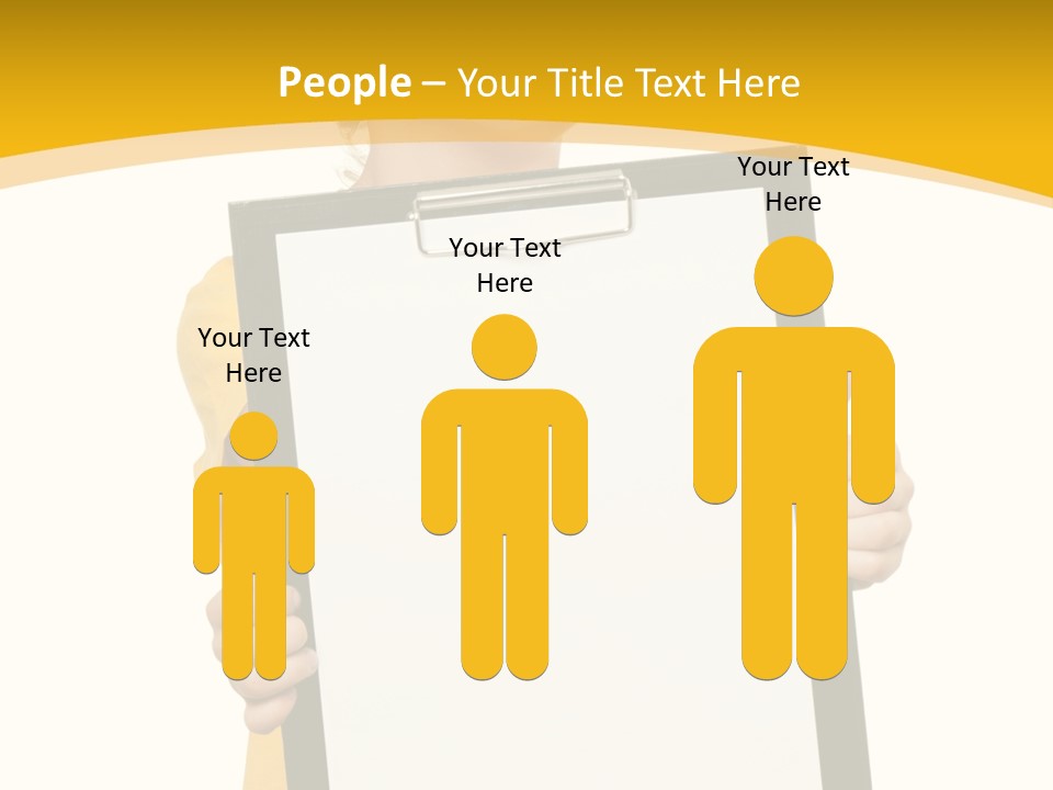 Cheerful People Smile PowerPoint Template