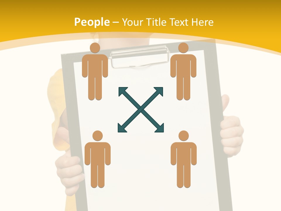 Cheerful People Smile PowerPoint Template