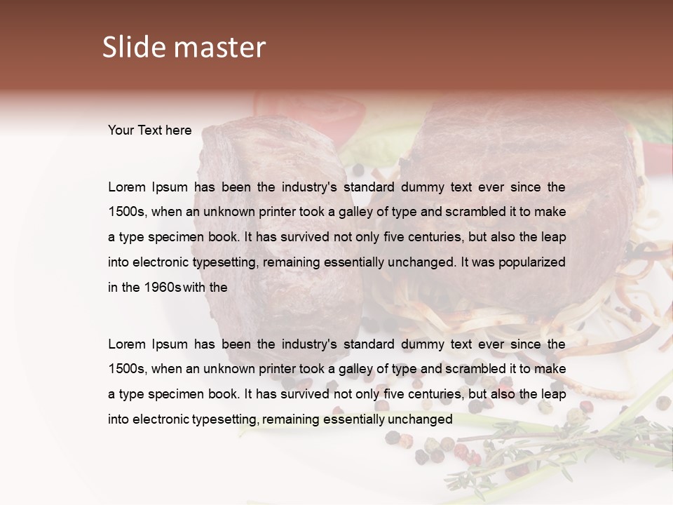 Summer White Bar PowerPoint Template