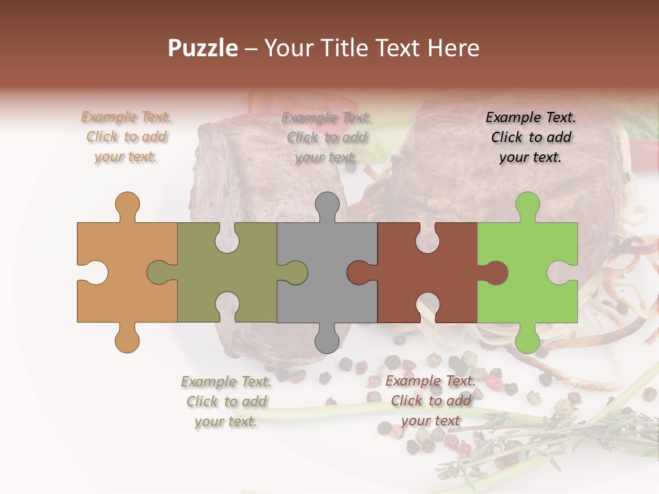 Summer White Bar PowerPoint Template