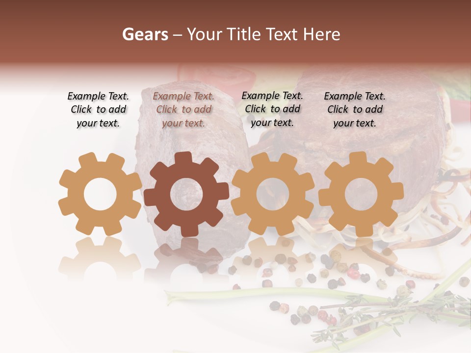 Summer White Bar PowerPoint Template