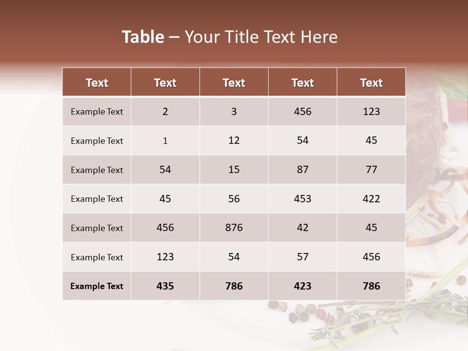 Summer White Bar PowerPoint Template