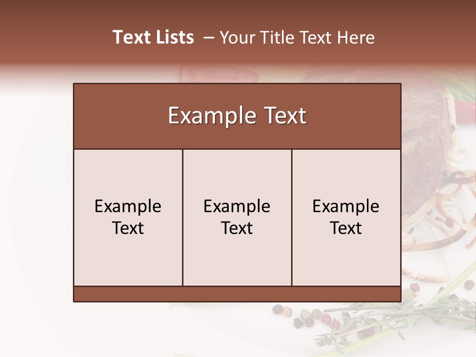 Summer White Bar PowerPoint Template