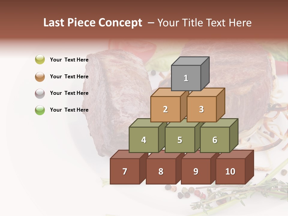 Summer White Bar PowerPoint Template