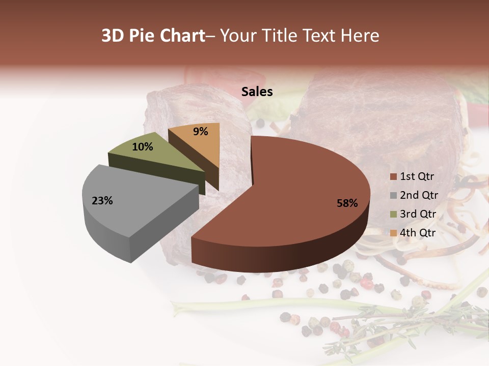 Summer White Bar PowerPoint Template