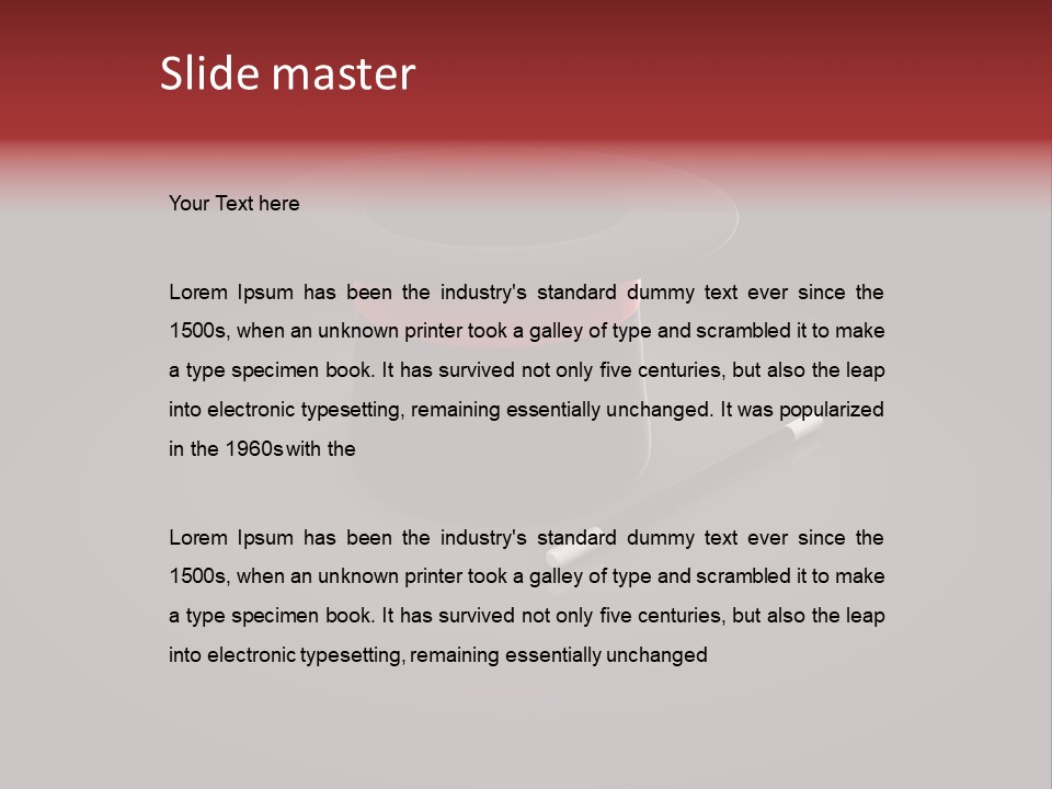 Wand Evening Acce Ory PowerPoint Template