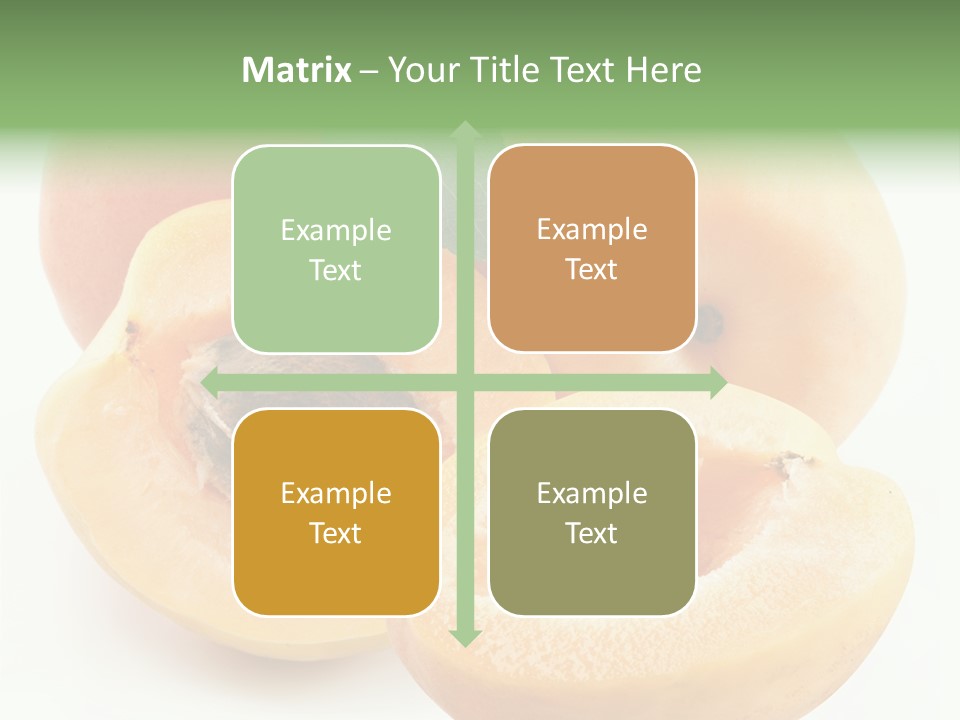 Apricot Juice Gourmet PowerPoint Template