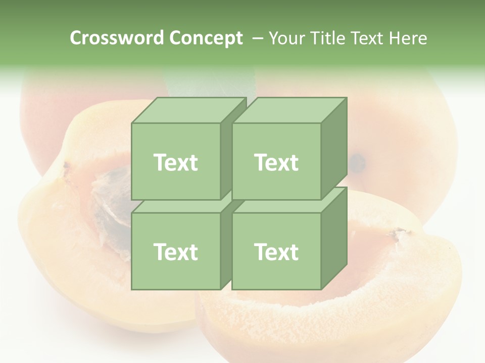Apricot Juice Gourmet PowerPoint Template