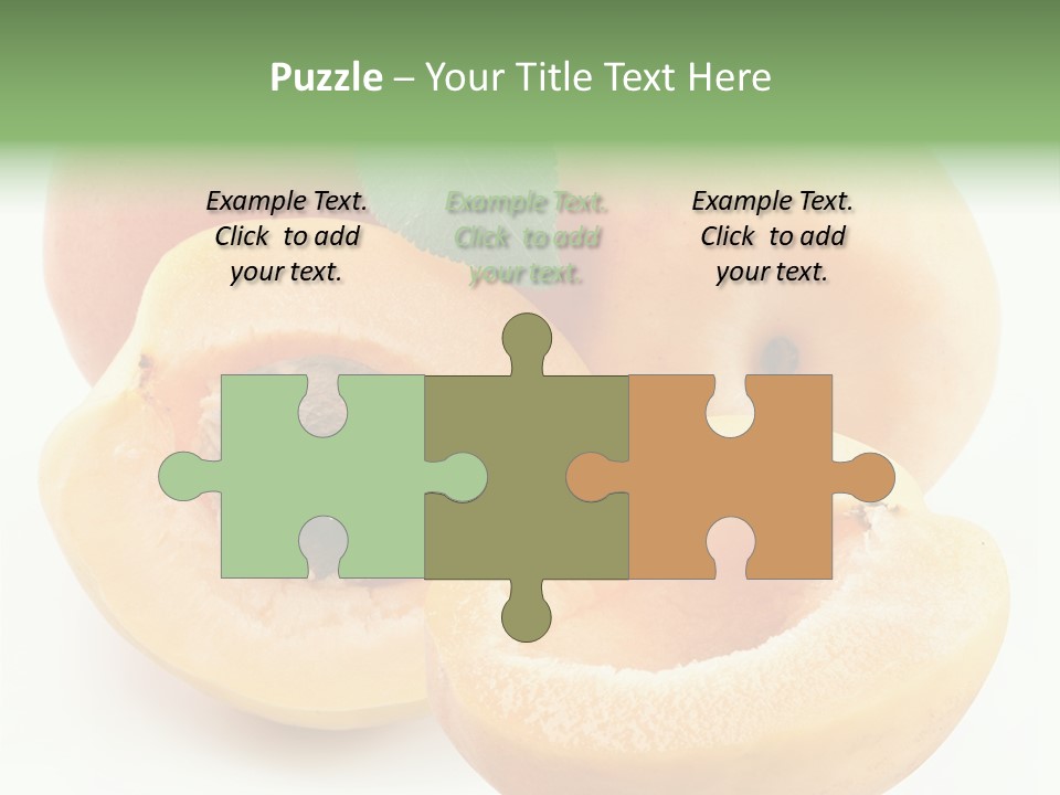 Apricot Juice Gourmet PowerPoint Template