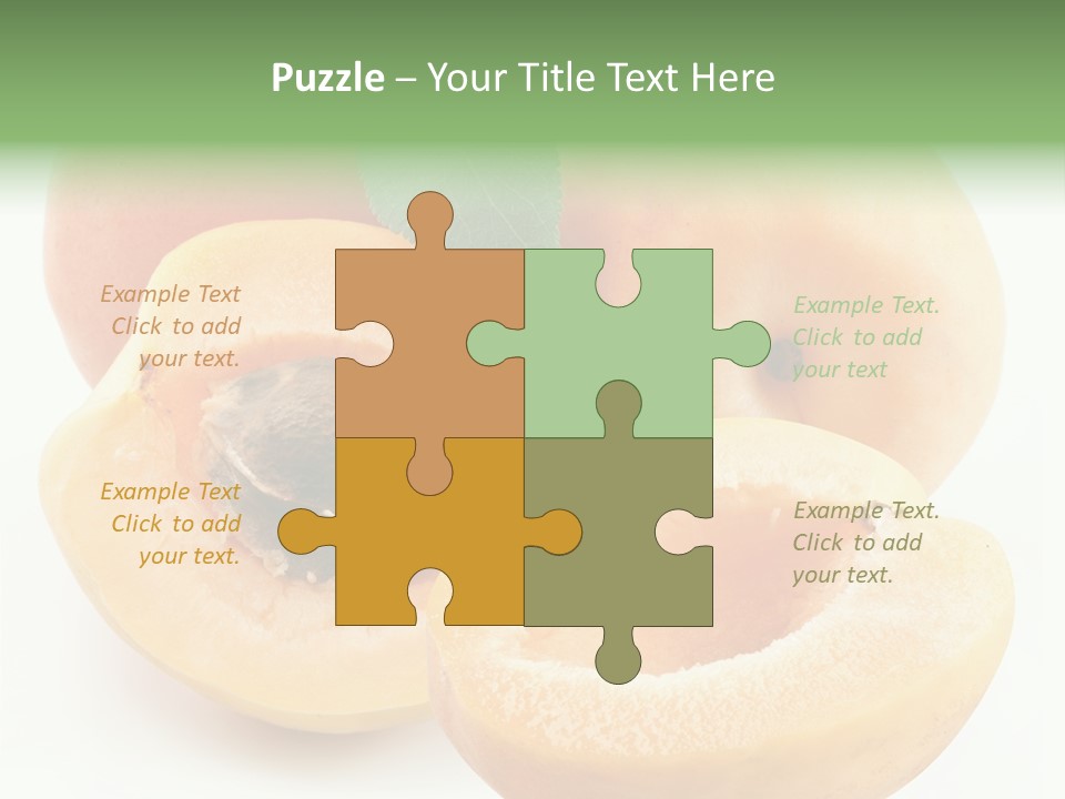 Apricot Juice Gourmet PowerPoint Template