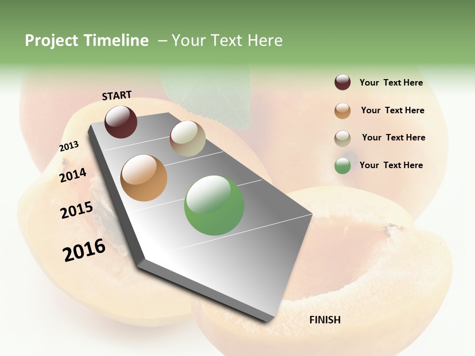 Apricot Juice Gourmet PowerPoint Template