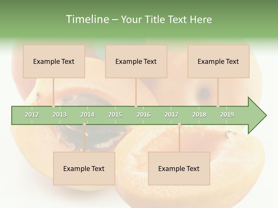 Apricot Juice Gourmet PowerPoint Template