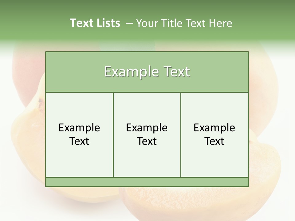 Apricot Juice Gourmet PowerPoint Template