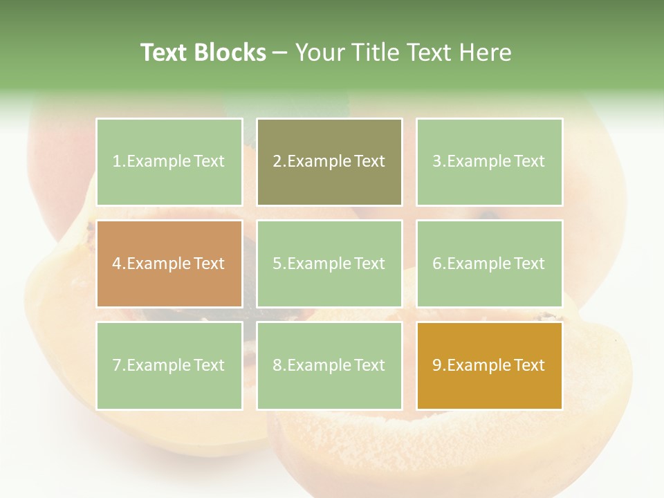 Apricot Juice Gourmet PowerPoint Template