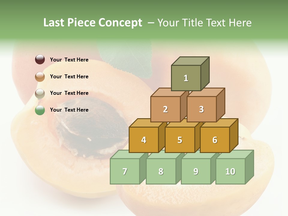 Apricot Juice Gourmet PowerPoint Template